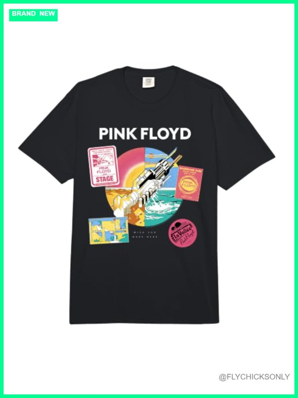 Pink Floyd Wish You Were Here 50th Anniversary Heavyweight T-Shirt